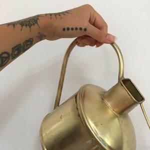 Gold Metal Watering Can